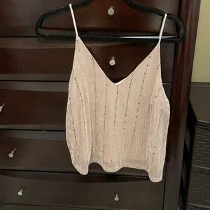 Cute glittery going out top!